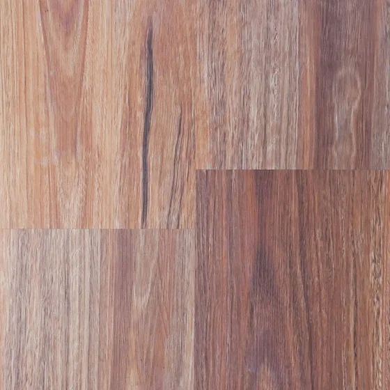 Hybrid flooring in a spotted gum finish